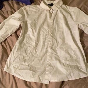 Lightly worn white shirt